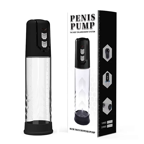 Bomba Peniana Recarregável com Sucção Automática – PENIS PUMP POWERUP
