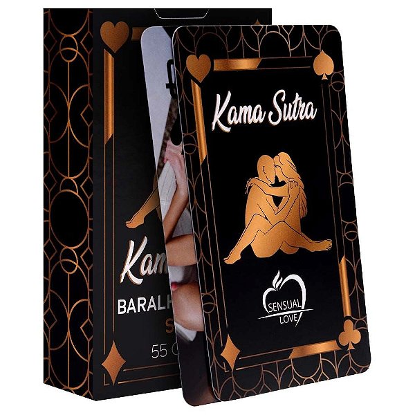 Baralho Hetero Kama Sutra Erótico Soft 55 Cartas Copag