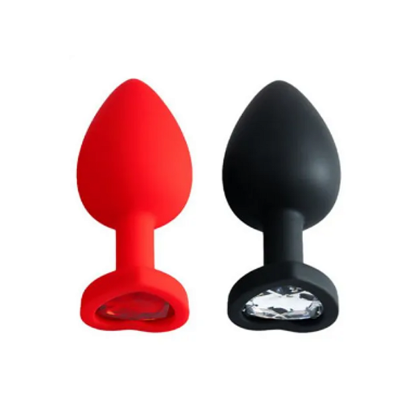 Plug Anal em Formato de Coração TAMANHO P