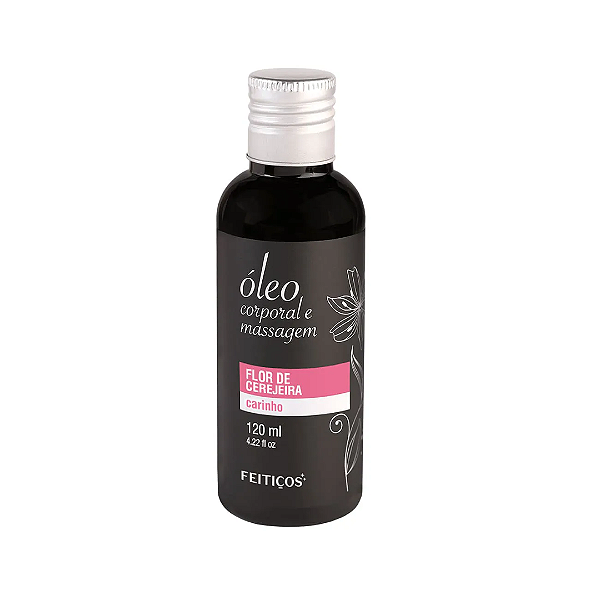 Oleo Corporal e Massagem Flor de Cerejeira 120ml (NÃO É BEIJÁVEL)
