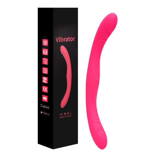 Vibrador Duplo Super Macio Via App com 9 modos de Vibração