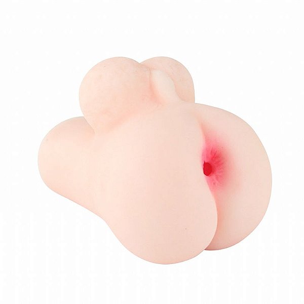 Masturbador Anus em Cyberskin com Vibrador - Ultra Macio - 14 cm