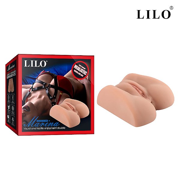 Masturbador Masculino Formato de Bunda (Possui Vagina e Ãnus) com VIbrador
