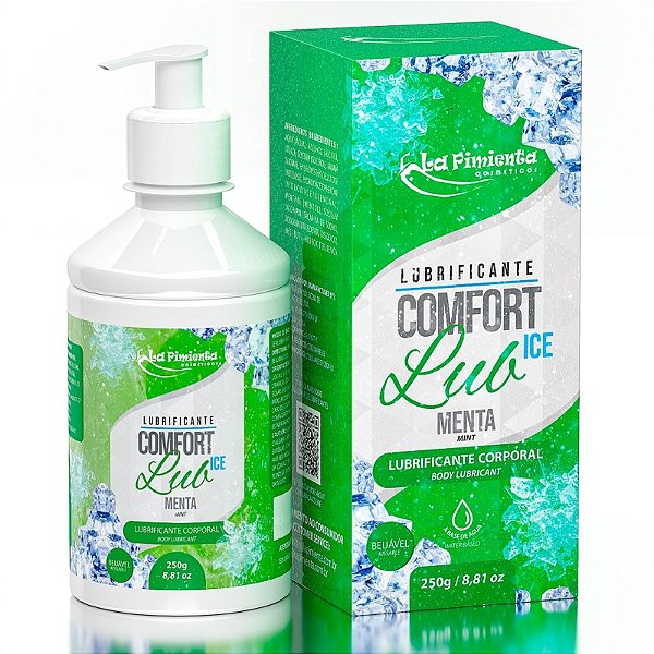 Lubrificante ICE Comfort-Lub Menta 250g