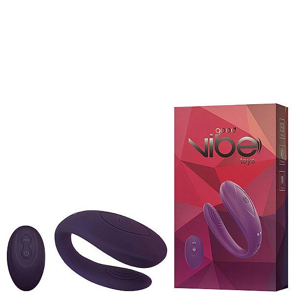Vibrador de Casal Recarregável, com 10 Modos de Vibração e Controle Remoto