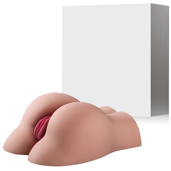 Masturbador 26x20x10cm Bumbum Feminino, Possui Vagina e Ânus