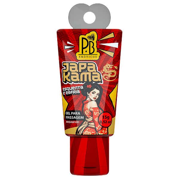 Japa Kama Gel Excitante ESQUENTA e ESFRIA Unissex 15g