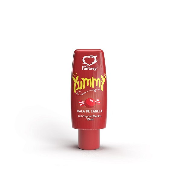 Yummy Gel Térmico Bala de Canela que Aquece Comestivel para ORAL 15g
