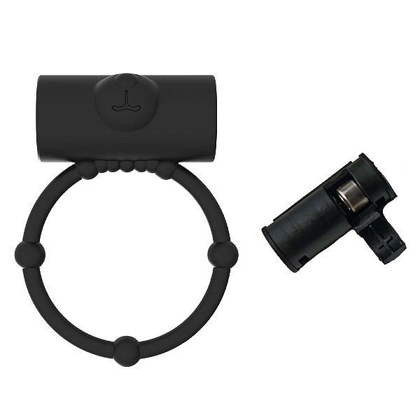 Anel Silicone Flexível com Cápsula Vibratória