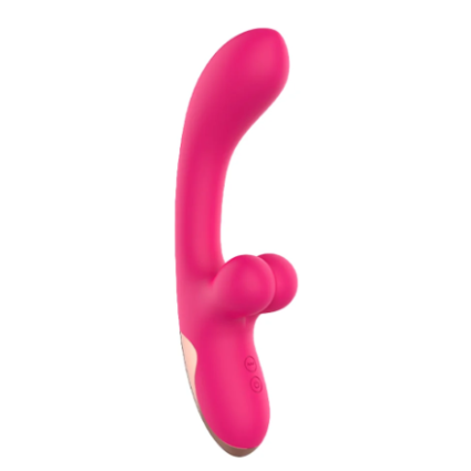 Vibrador Rabbit com Estimulador de Clitóris em Formato de Escroto