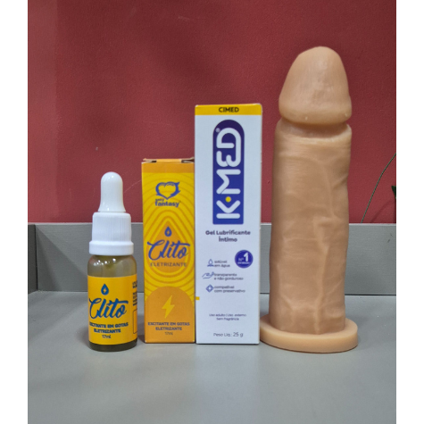 Combo Clito (PROTESE + EXCITANTE + K-MED 25G)