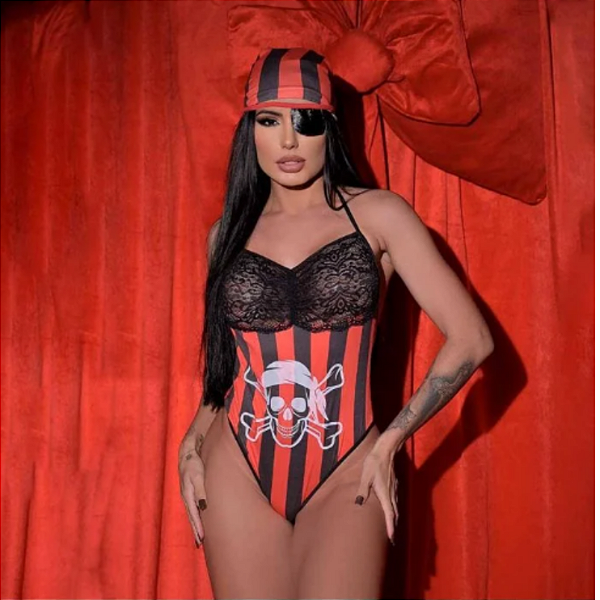 Fantasia Sensual Pirata Sexy - TAMANHO ÚNICO
