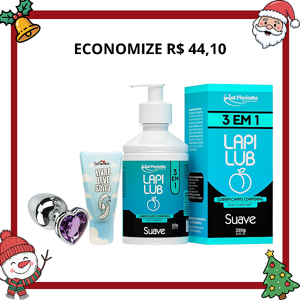 Combo Livre Leve e Solto (PLUG P + DESSENSIBILIZANTE + EXCITANTE)