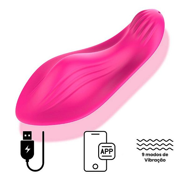 Vibrador de Calcinha com Controle Via APP