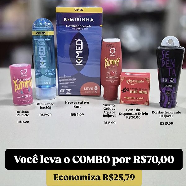 Combo Vai que Rola (6 itens)