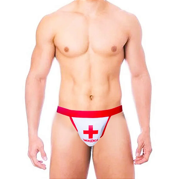 Cueca Jockstrap Enfermeiro Emergencia