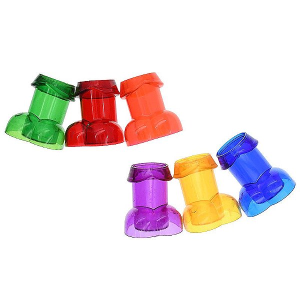 Kit com 6 Copos de Shot - Formato de Penis