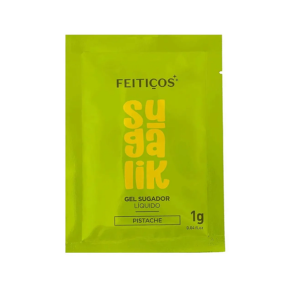 1 Sache SugaLik - Gel Sugador Liquido - Sabor Pistache 1g