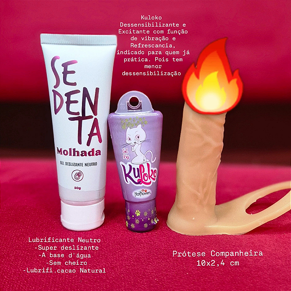 Combo Kuloko (DESSENSIBILIZANTE + LUBRIFICANTE + PROTESE)