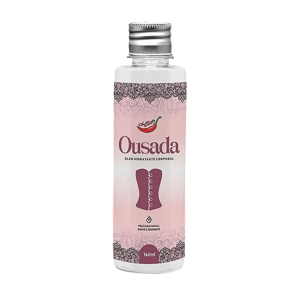 Ousada Óleo Hidratante Sensual 140ml Chillies
