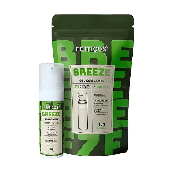 BREEZE - Gel Excitante com Jambu e Terpenos - 15g