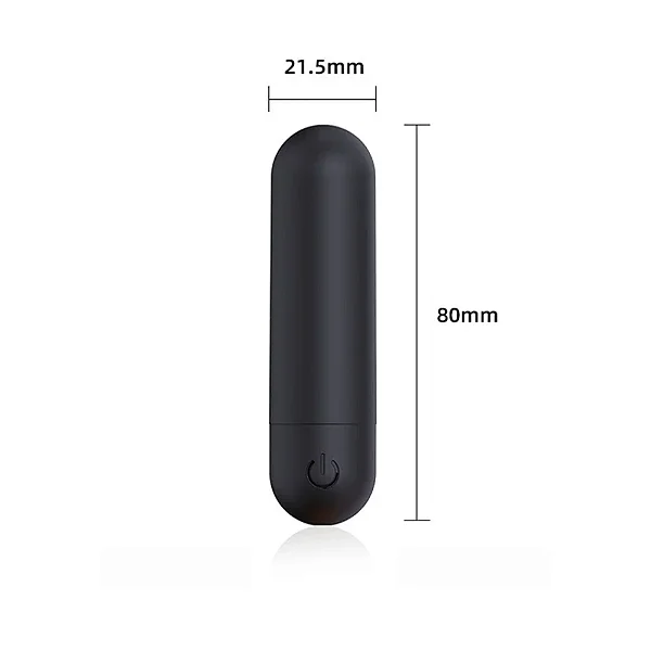 Bullet Bala Aveludado - Recarregável - 10 modos