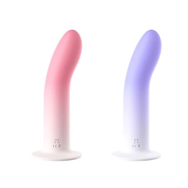 Dildo Curvado em Silicone Líquido 13x3cm