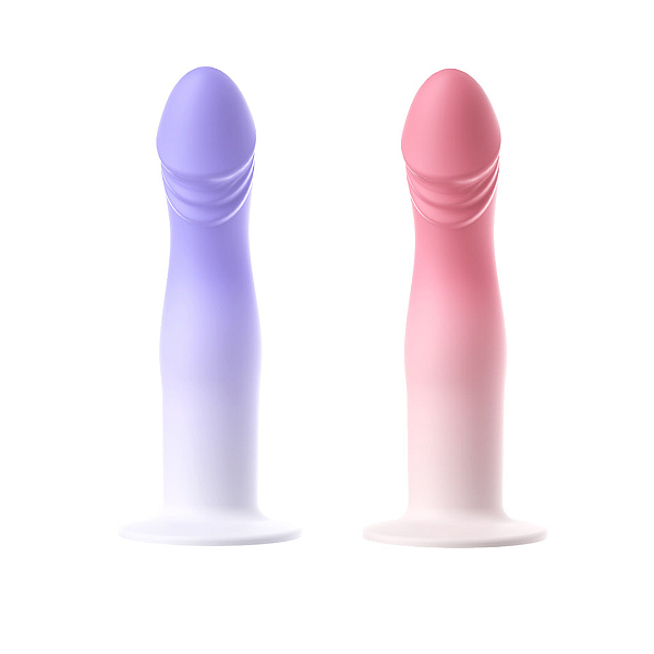Dildo Formato de Pênis em Silicone Líquido - 13x3cm
