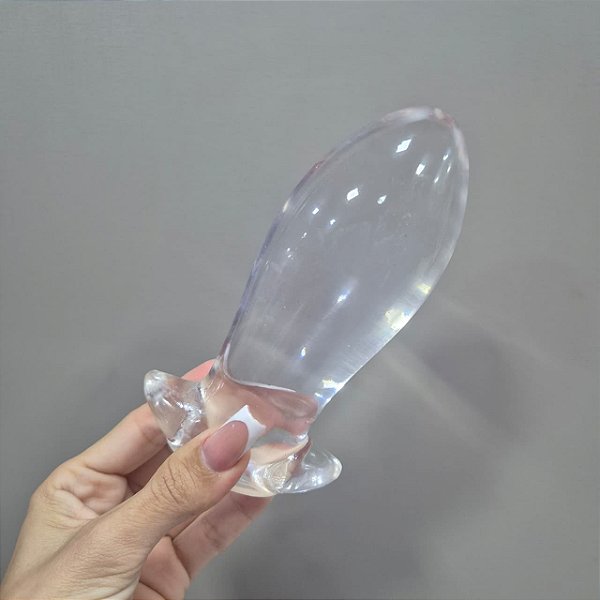 Plug Anal 13,5 cm com Diâmetro Avantajado e Alça em Silicone