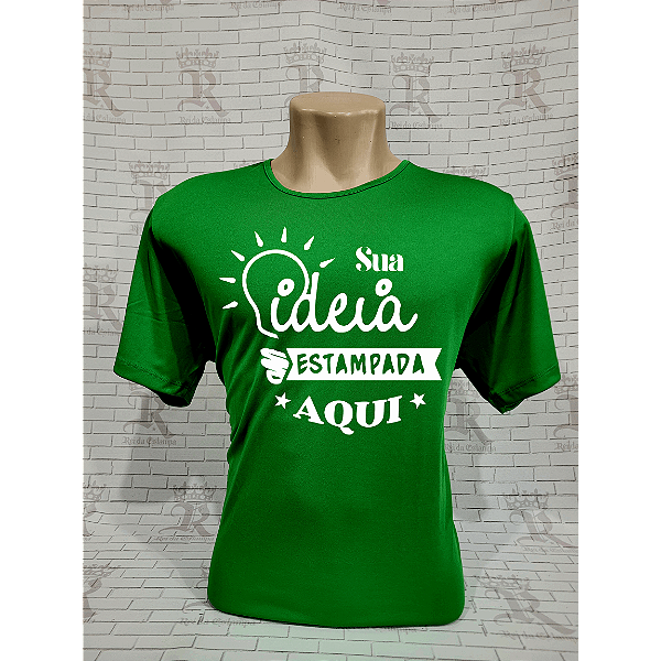 Camiseta DryFit Liso - Verde Bandeira