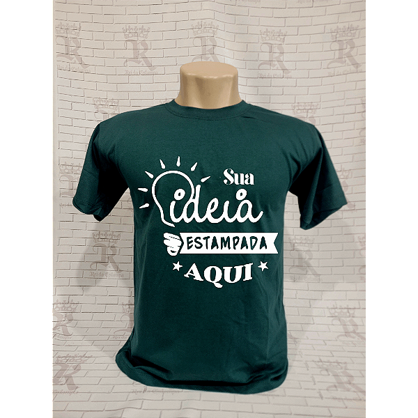 Camiseta 100% algodão - Verde Brasil
