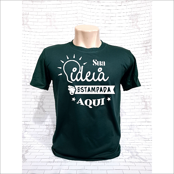 Camiseta Malha Fria - Verde Musgo