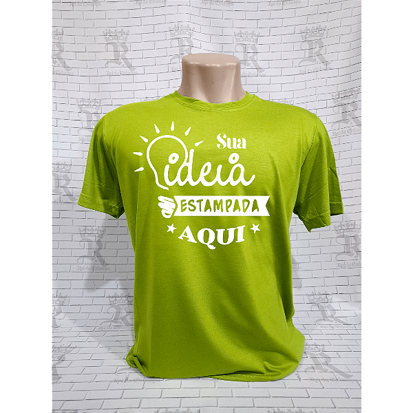 Camiseta Malha Fria - Pistache