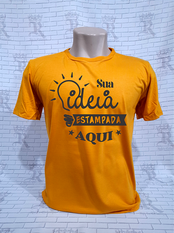 Camiseta Malha Fria - Mostarda