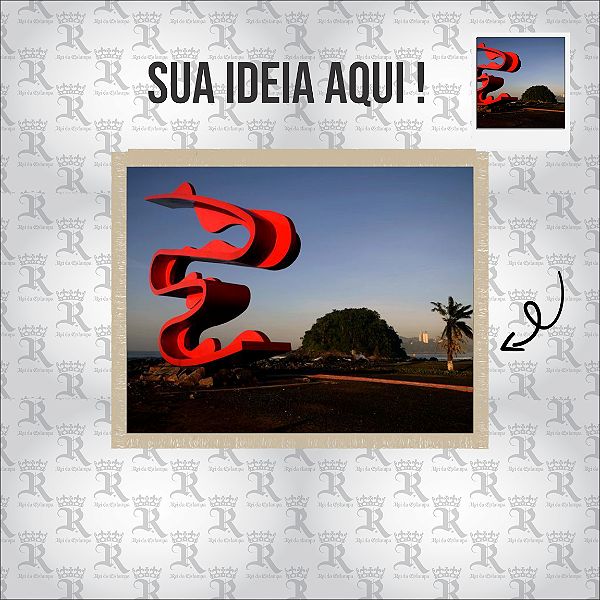 Cangas de Praia Personalizadas a Partir de 1 Peça MOD 04