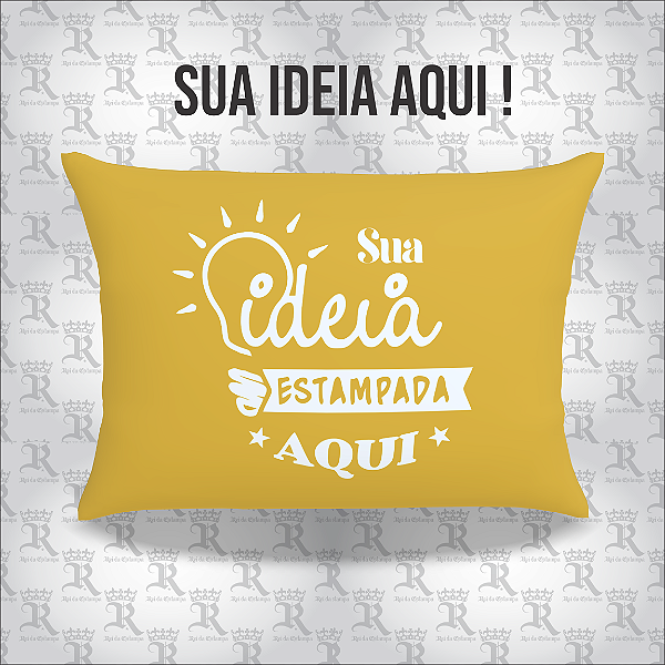Almofada Retangular Personalizada– A Partir de Uma Peça
