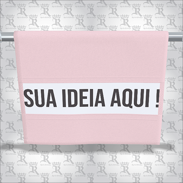 Toalha De Rosto Personalizada - A Partir De Uma Peça