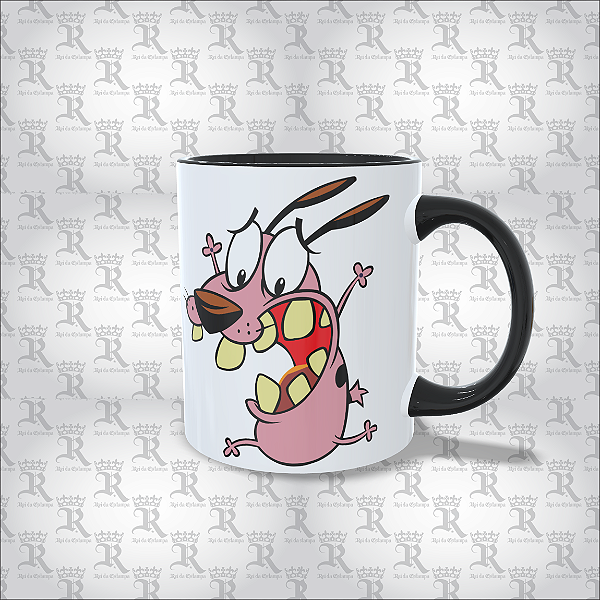 Caneca Personalizada  O Cão Covarde - A Partir De Uma Peça Mod 09