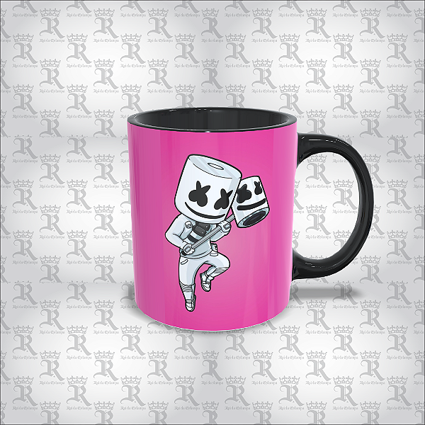 Caneca De Cerâmica Personalizada Marshimello - A Partir De Uma Peça