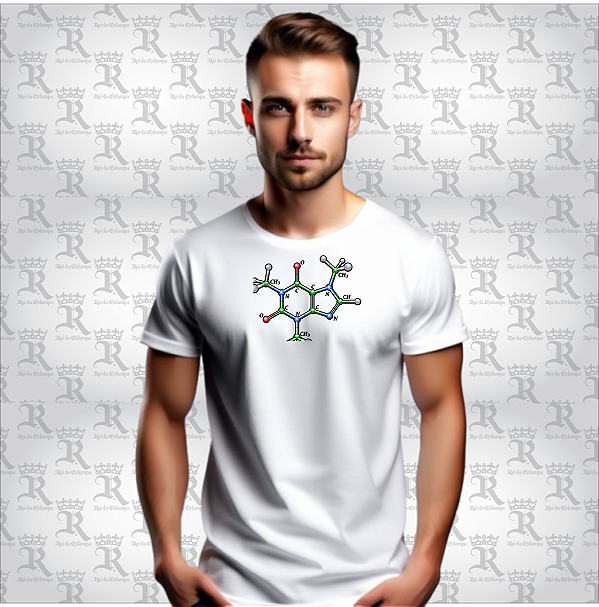 Camiseta Branca Quimico Personalizada - Crie a Sua