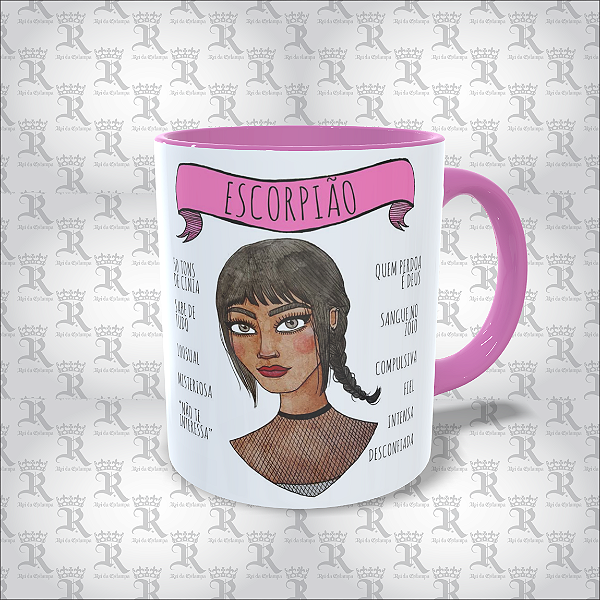 Caneca Signo Escorpião Personalizada - Crie a Sua