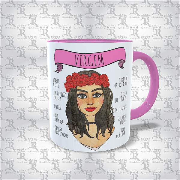 Caneca Signo Virgem Personalizada - Crie a Sua