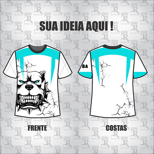 Camiseta Cachorro Bravo Mod 134