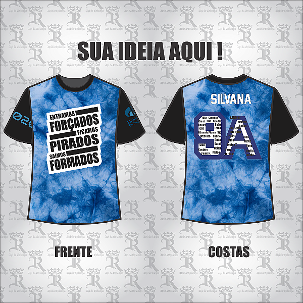 Camiseta Nuvens Blue Mod 154