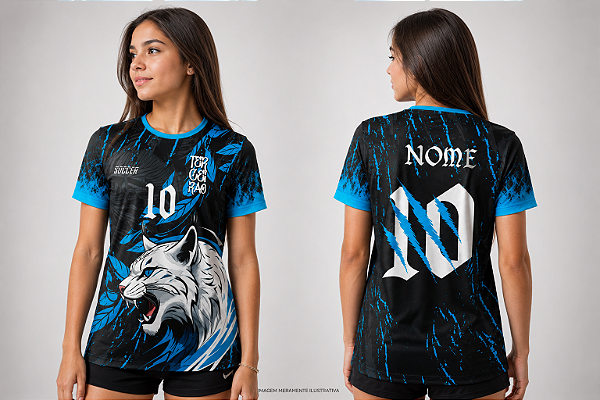 Camisa Formandos e Interclasse LINCE Preto com Azul
