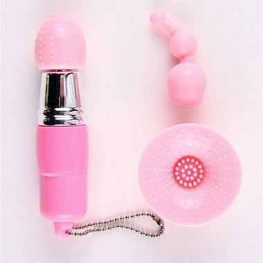 Mini Massageador de Clitóris 3 em 1 Chaveiro