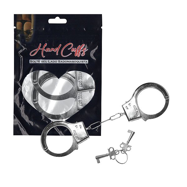 Algema Metal Cromada Com Chaves