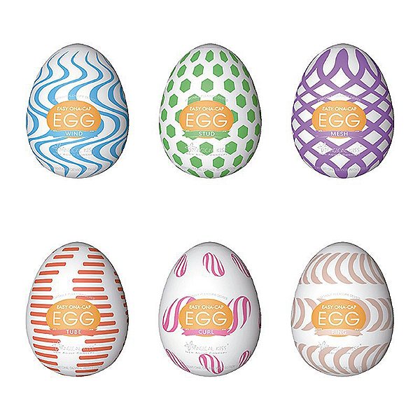Magical Kiss Easy Ona-Cap Egg Masturbador Unissex Texturizado - Unidade