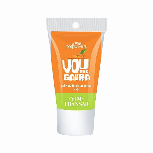 Vou Pra Galera Gel Eletrizante - Vem Transar 25g Hot Flowers