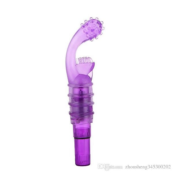 VIBRADOR SILICONE PONTO G COM PARTICULAS